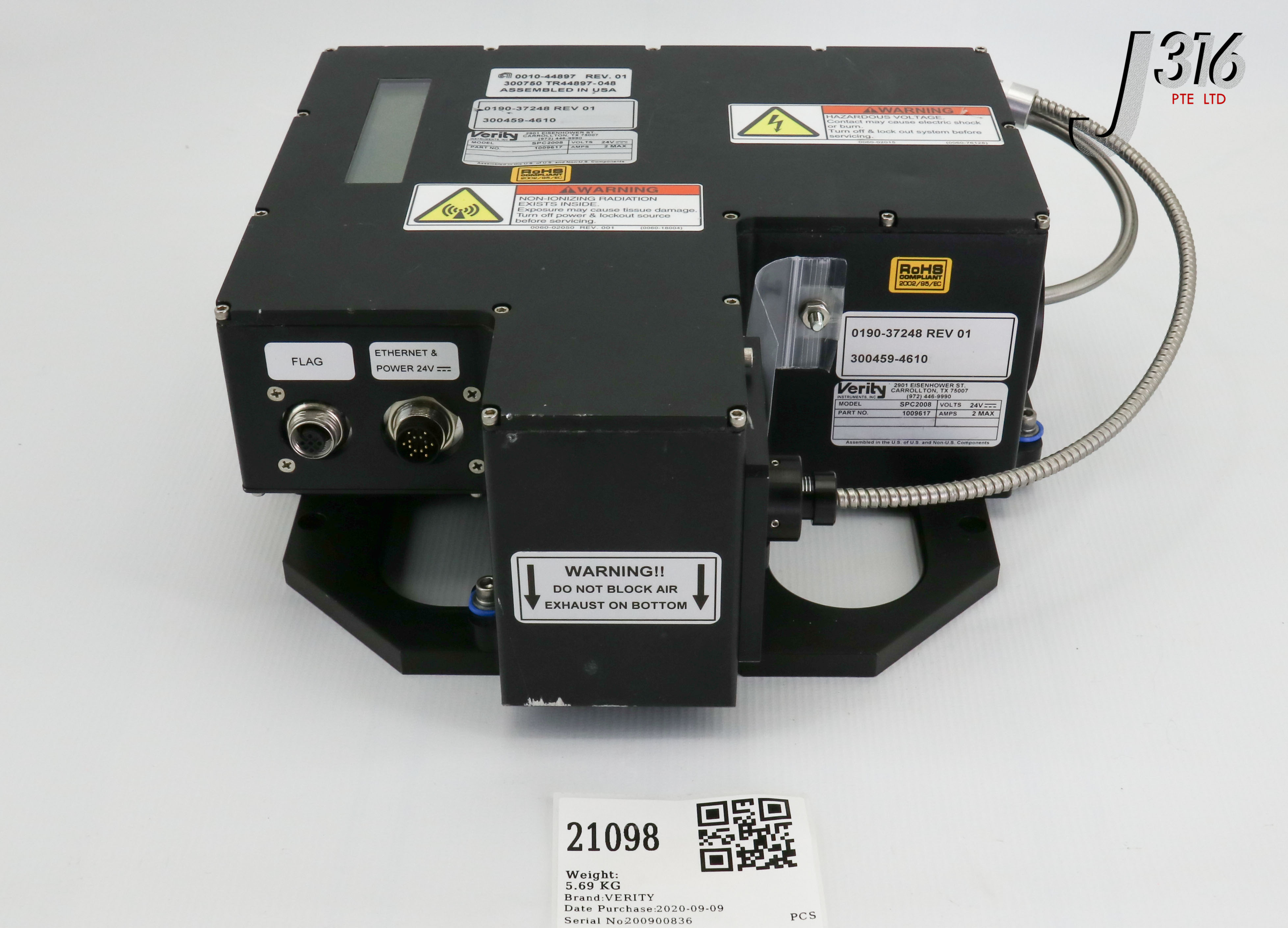 60枚 ④ 21098 VERITY MONOCHROMATOR ENDPOINT DECTR PN: 1009617 SPC2008 | eBay